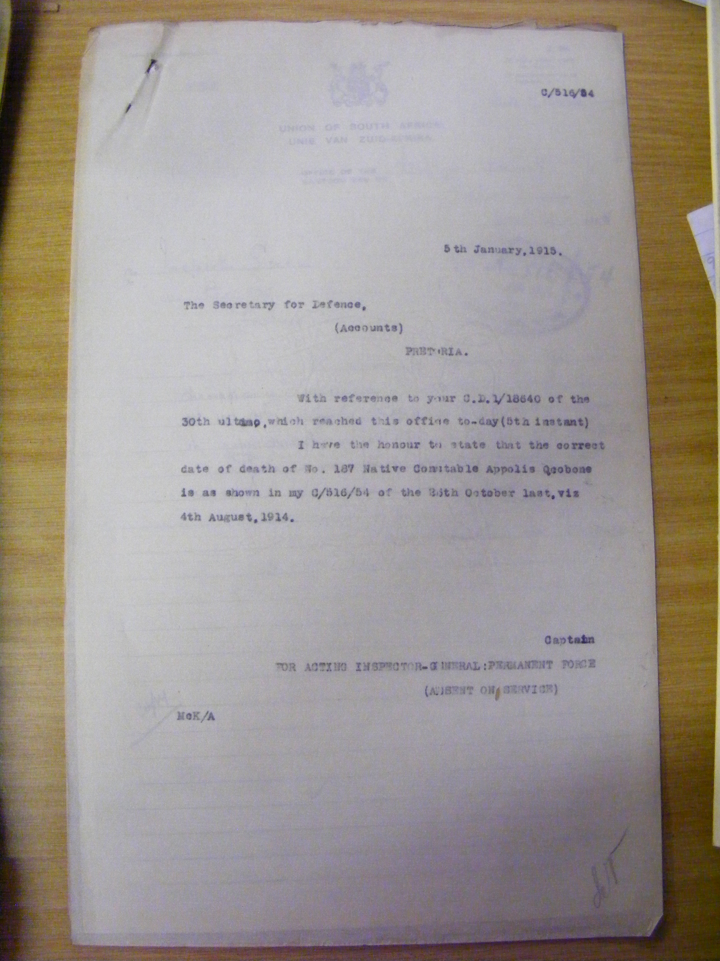 Photo from /search/photos/Archive WW1 Cards/Archive_SAMR/QCOBONE A (187 SAMR)/DSCF2200.JPG